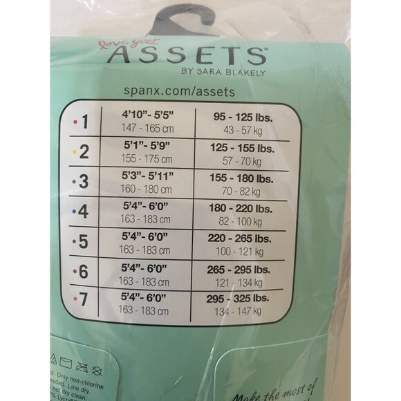 Spanx Love Your Assets Sara Blakely Black Shaping Tights textured Size 3, 4 & 5 - Picture 4 of 4